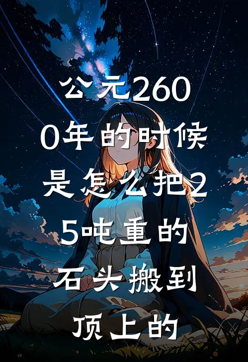 公元2600年的时候是怎么把2.5吨重的石头搬到顶上的
