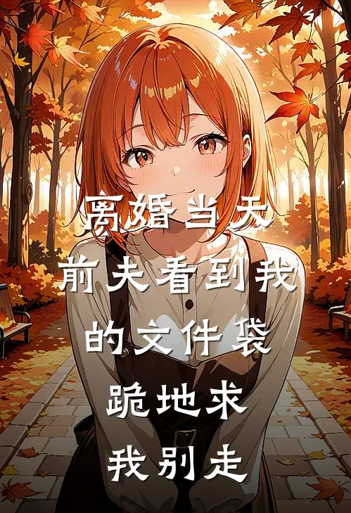 离婚当天，前夫看到我的文件袋，跪地求我别走