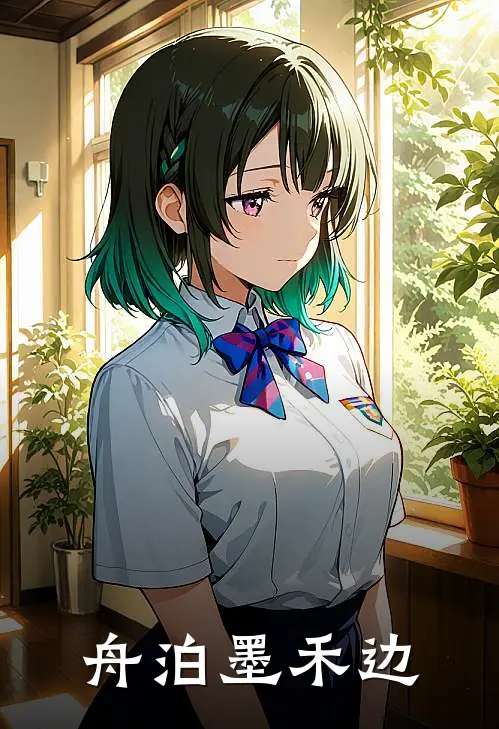 舟泊墨禾边