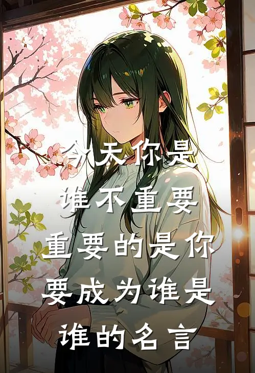 今天你是谁不重要,重要的是你要成为谁是谁的名言