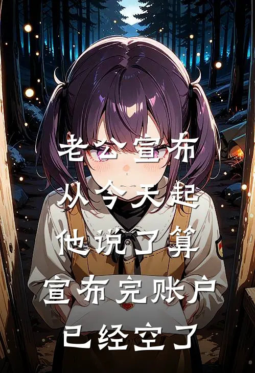 老公宣布从今天起他说了算，宣布完账户已经空了